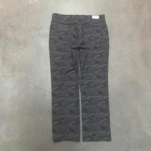 Peter Millar men's Crown crafted men's grey iron camo chino pants performance 36